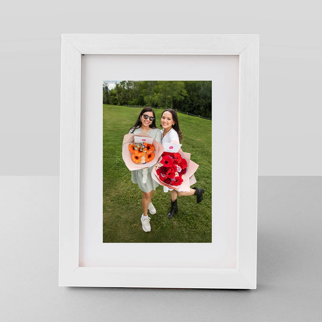 Personalized Photo in White Frame 9266-P