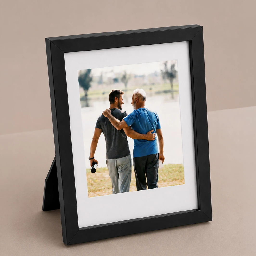 Foto Personalizada en Marco Negro 9267-P