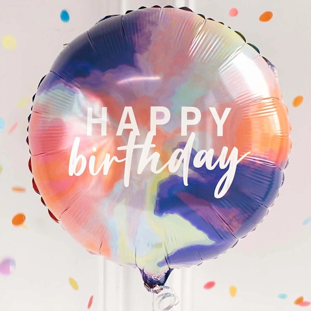 Globo "Happy Birthday" Rosa 12587