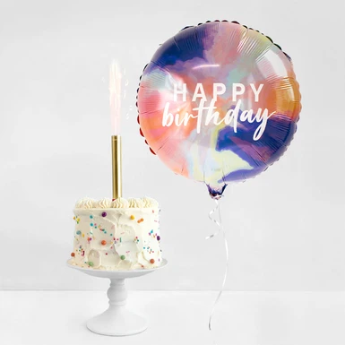 Pastel de Cumpleaños La Divinata con Globo 12663