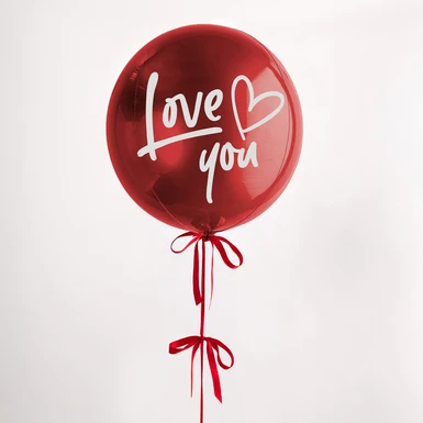 Globo Esfera Love You Rojo 12744