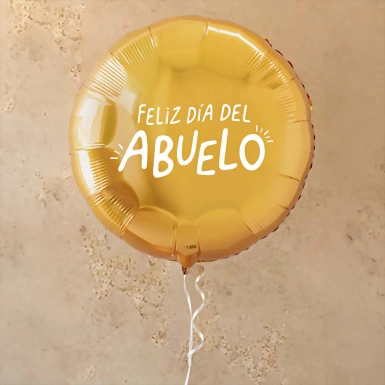 Globo Dorado "Feliz dia Abuelo" 18" 12757
