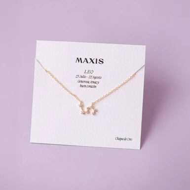 Collar constelación Leo Maxis 12837-A