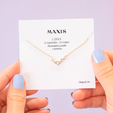Libra constellation necklace Maxis 13220-A