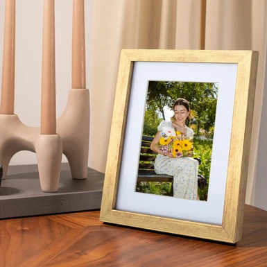 Foto Personalizada en Marco Dorado 13971-P