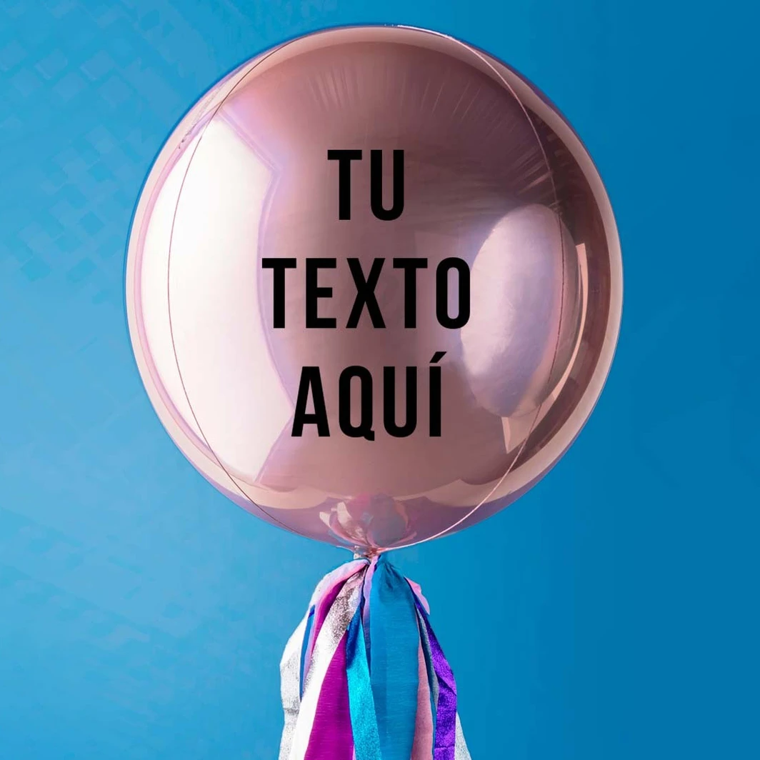 Personaliza tu Globo Esfera Rosa 14908-P