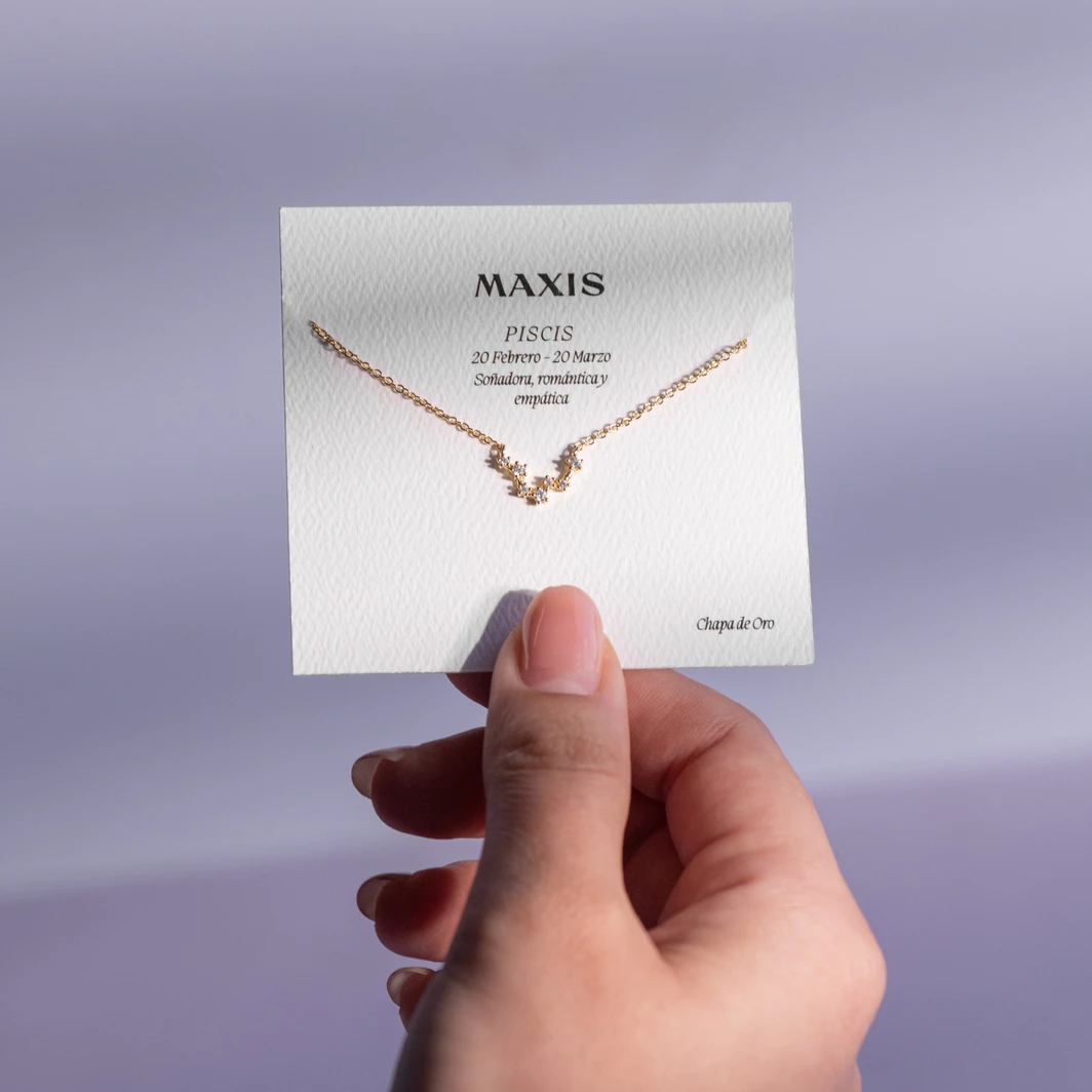 Pisces Constellation Necklace 14369-A