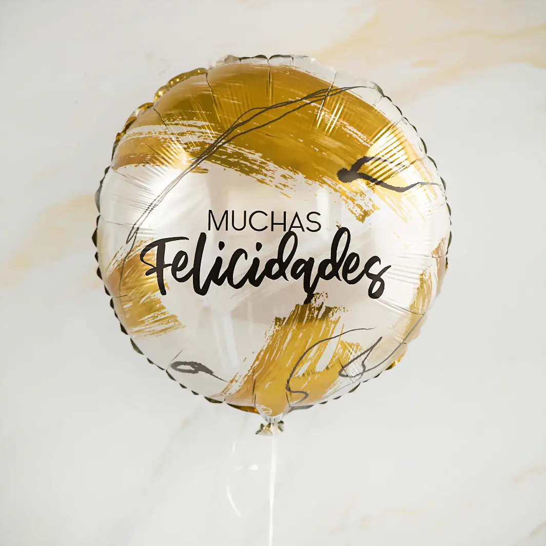 Globo Felicidades Metálico 16161