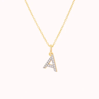 Collar con Inicial A Maxis 16224-A