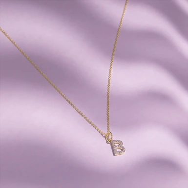 Collar con inicial B 16225-A