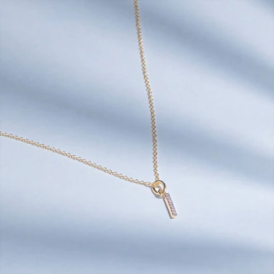 Collar con inicial I Maxis 16245-A