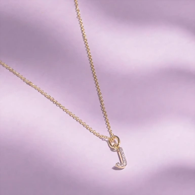 Collar con inicial J Maxis 16246-A