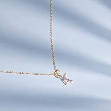 Collar con inicial K Maxis 16247-A