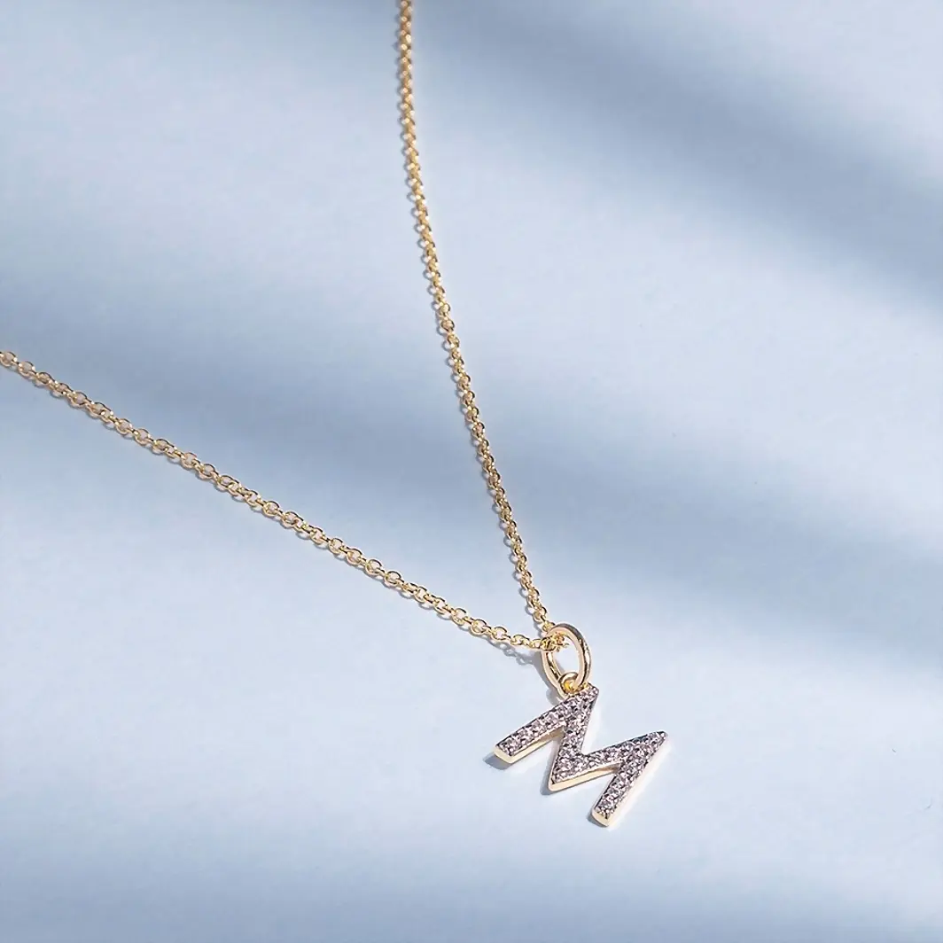 Collar con inicial M Maxis 16249-A