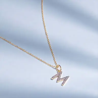 Collar con inicial M Maxis 16249-A