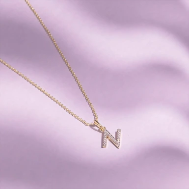 Collar con inicial N 16250-A
