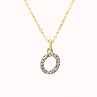 Collar con inicial O Maxis 16251-A