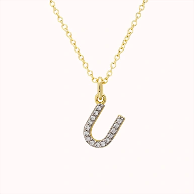 Collar con inicial U Maxis 16256-A