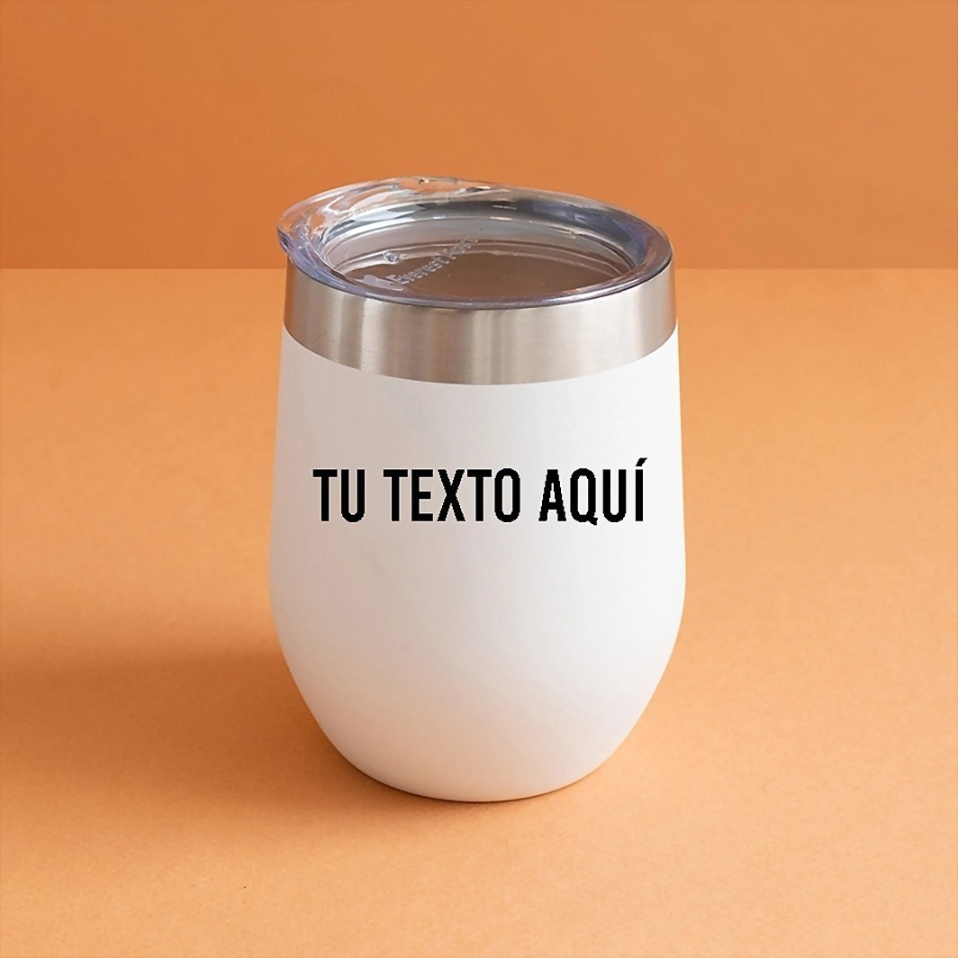 Personalized White Thermo 12oz 16984-P