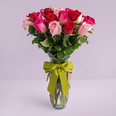 Arreglo de 24 rosas mi dulce corazón 1287