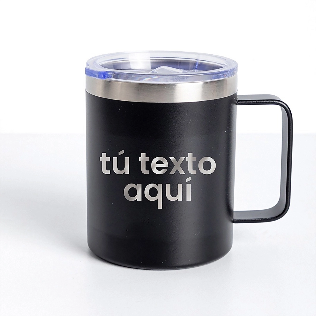 Personaliza Taza Negro 12oz 17043-P