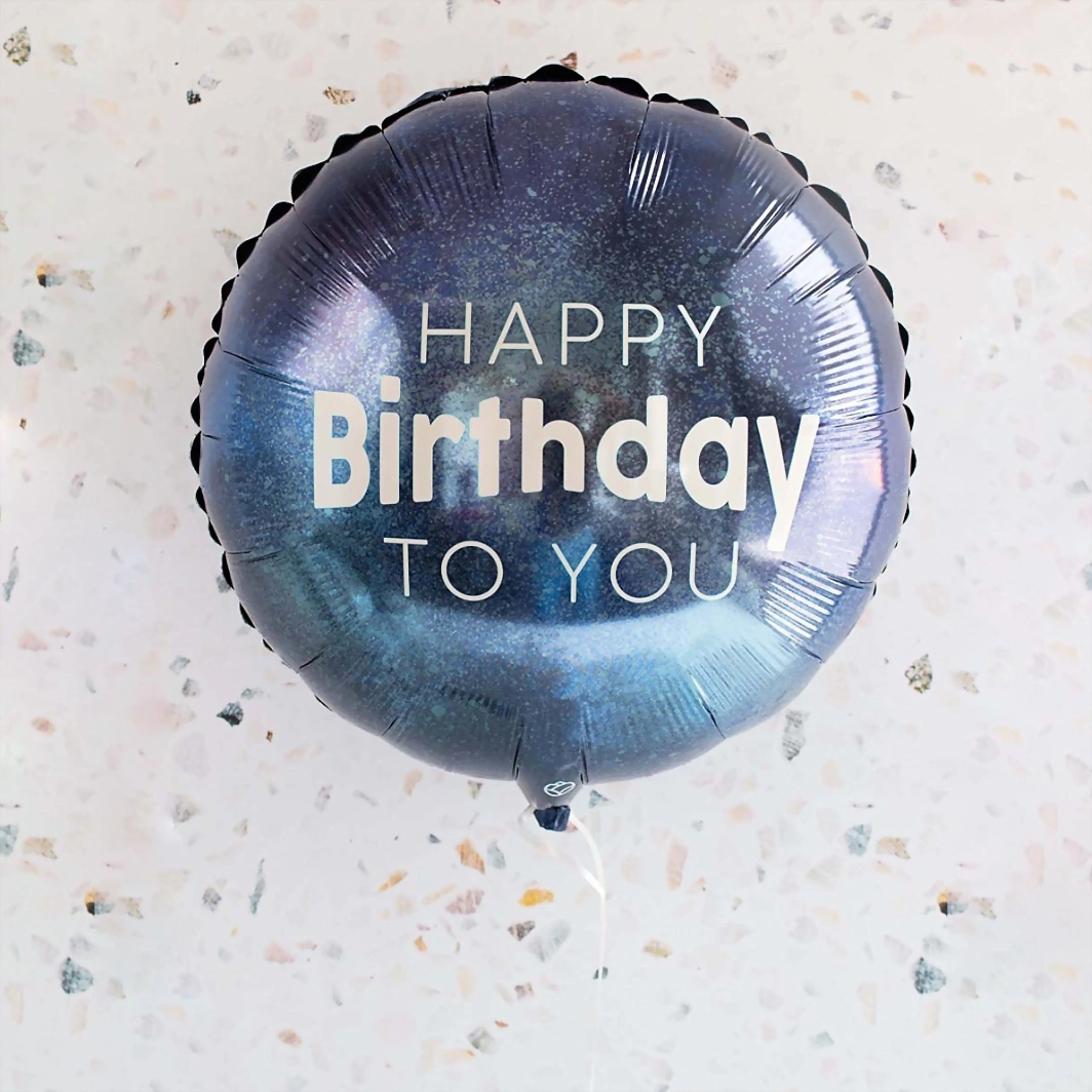 Globo "Happy Birthday To You" Azul 18163