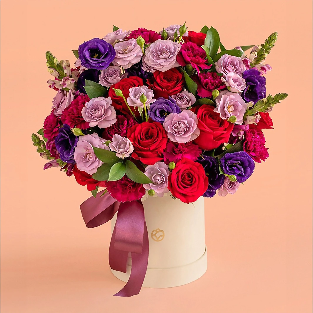 Arreglo de Rosas y Lisianthus  18604