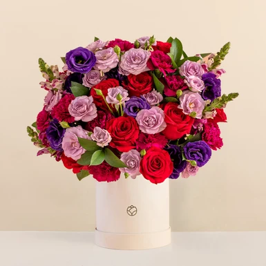 Arreglo de Rosas y Lisianthus  18604