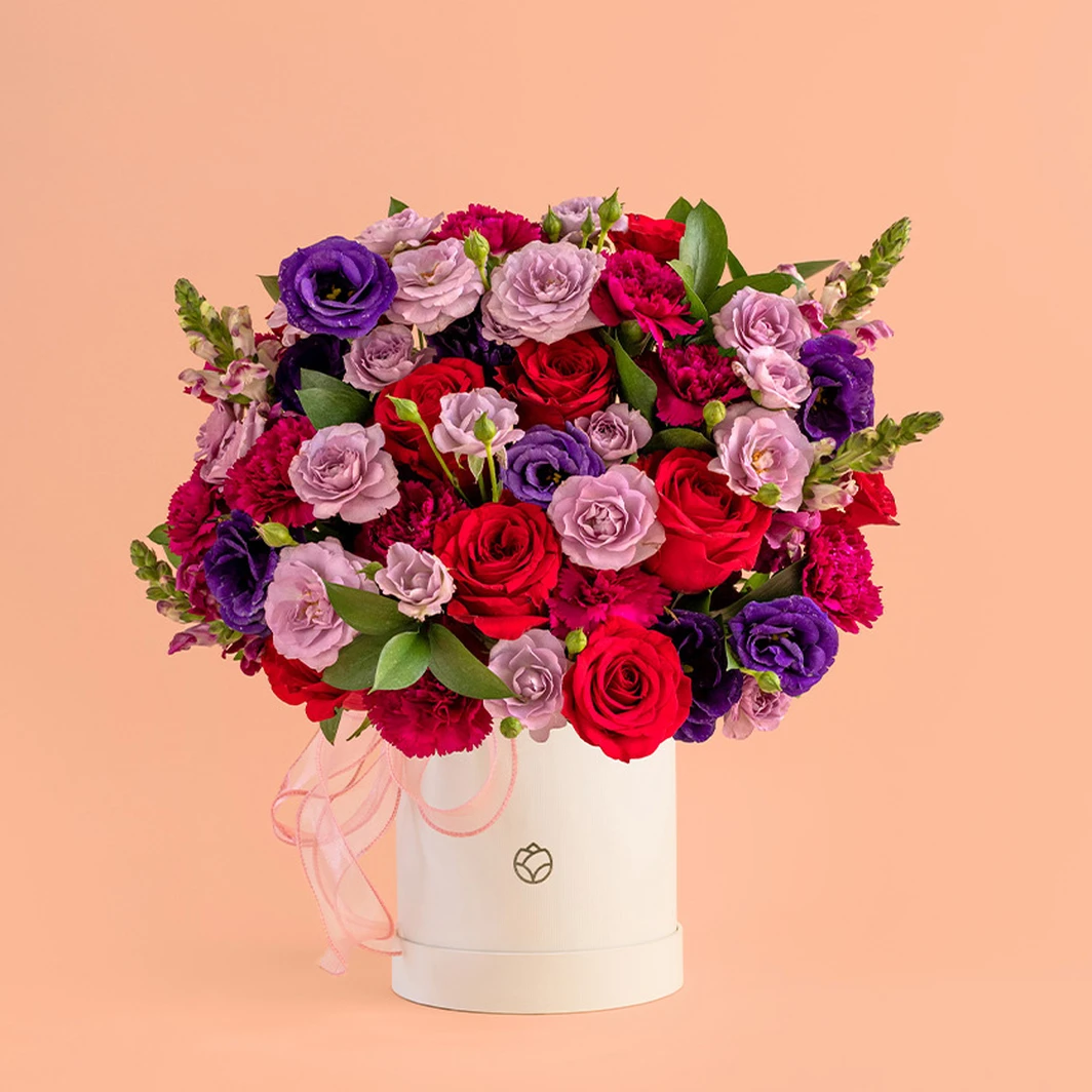 Arreglo de Rosas y Lisianthus  18604