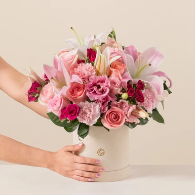 Arreglo de Rosas y Stargazers 18605