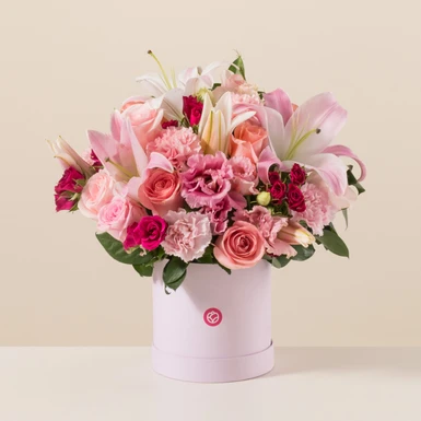 Arreglo de Rosas y Stargazers 18605
