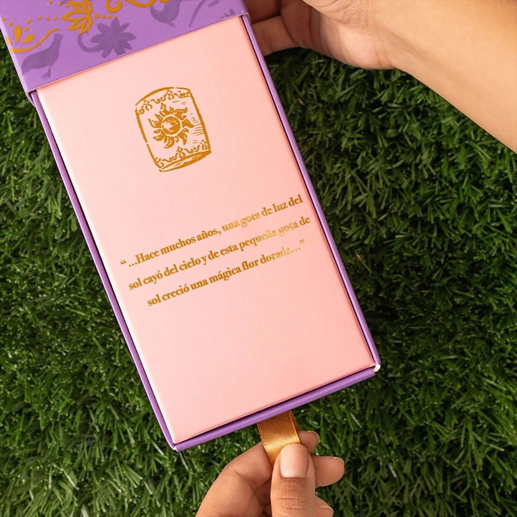 Caja Disney Enredados con Rosa Amarilla 18614