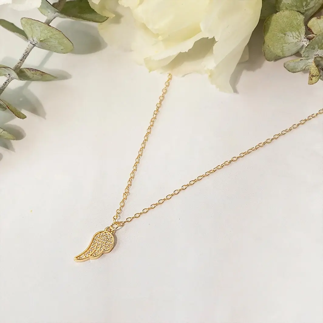 Collar Dije Ala "Encuentrame en lo bonito" 18662