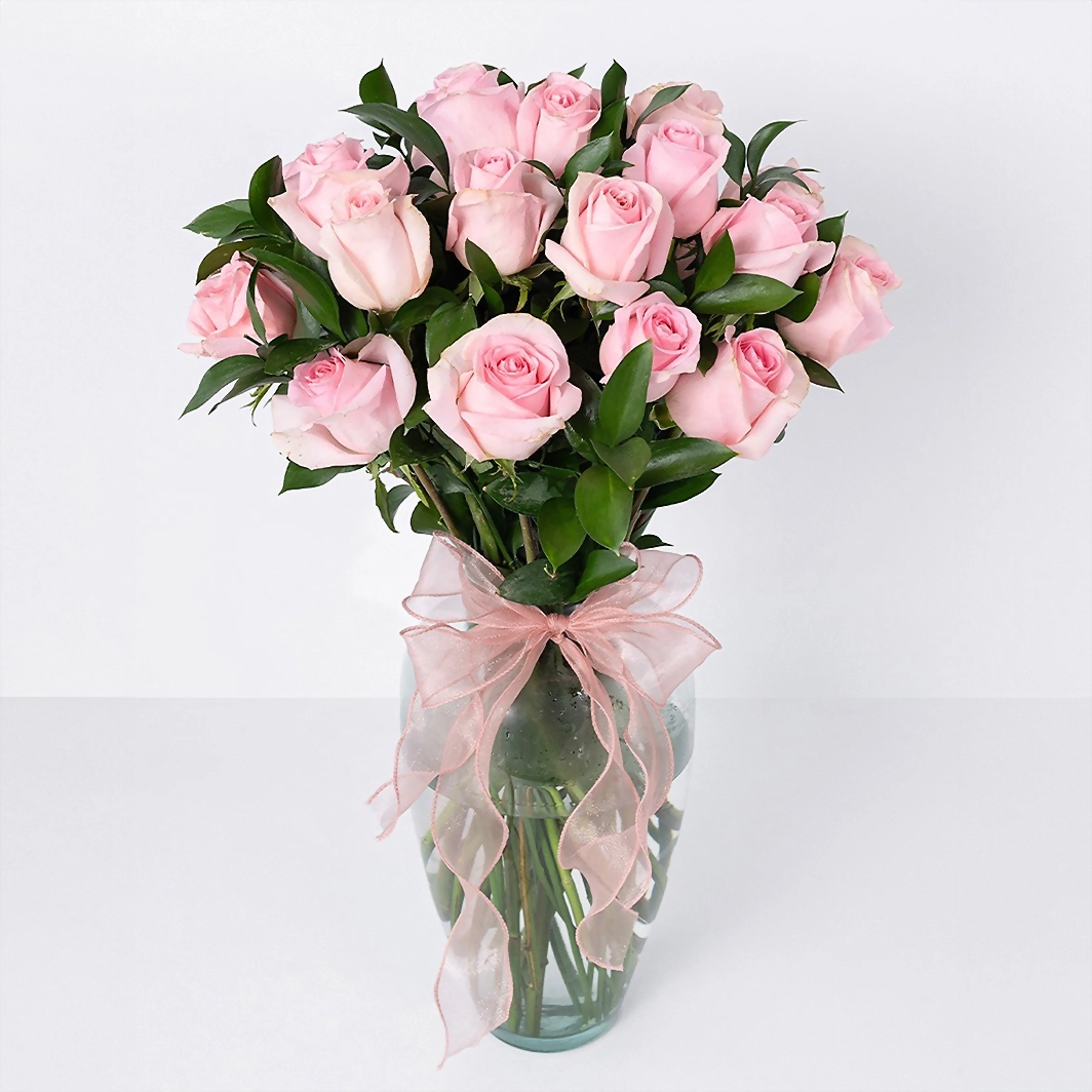 24 Rosas Rosa Claro 1345