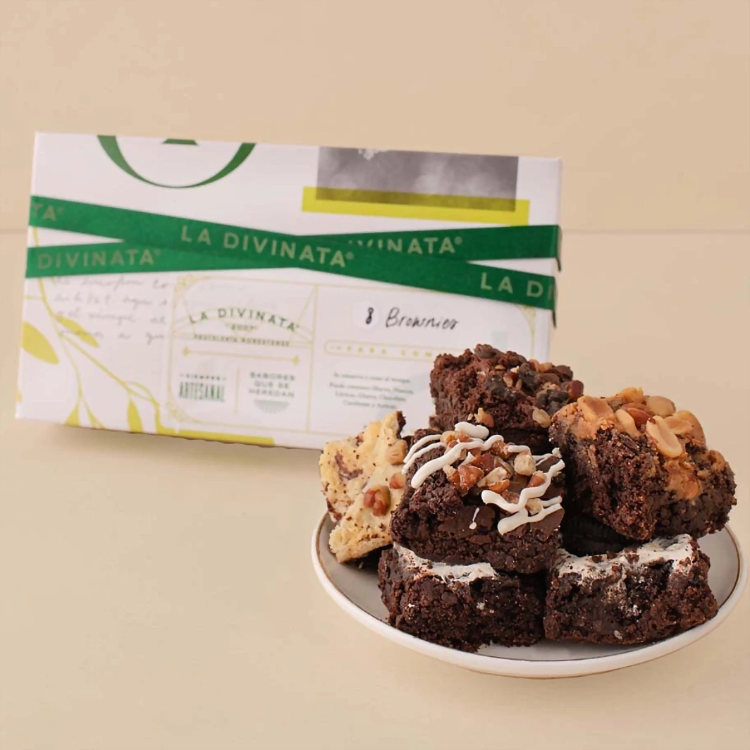 Regalo con Vino espumoso, Brownies y Globo cumpleaños 18943