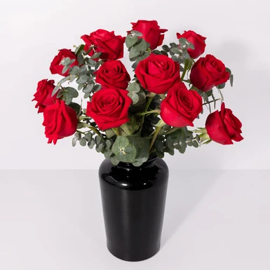 12 Red Roses Arrangement 19723