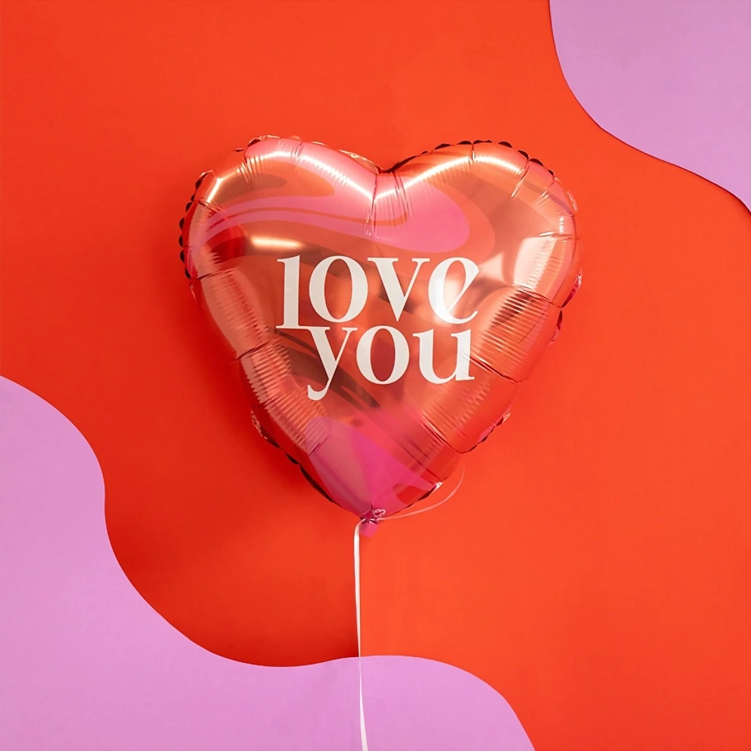 24 Roses with "Love You" Balloon 19790