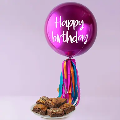 Brownies Florence con Globo Esfera Magenta 19893