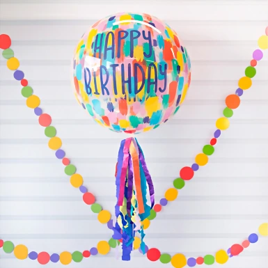 Globo Burbuja "Happy Birthday" 19910