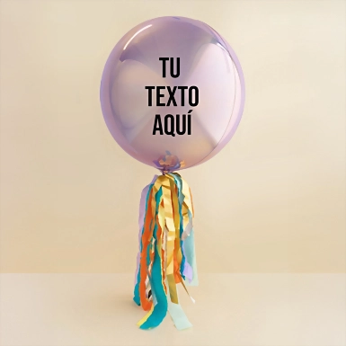 Personaliza Globo Esfera Lila 20003-P