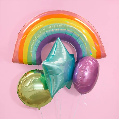 Arreglo de Globos Arcoiris 20055