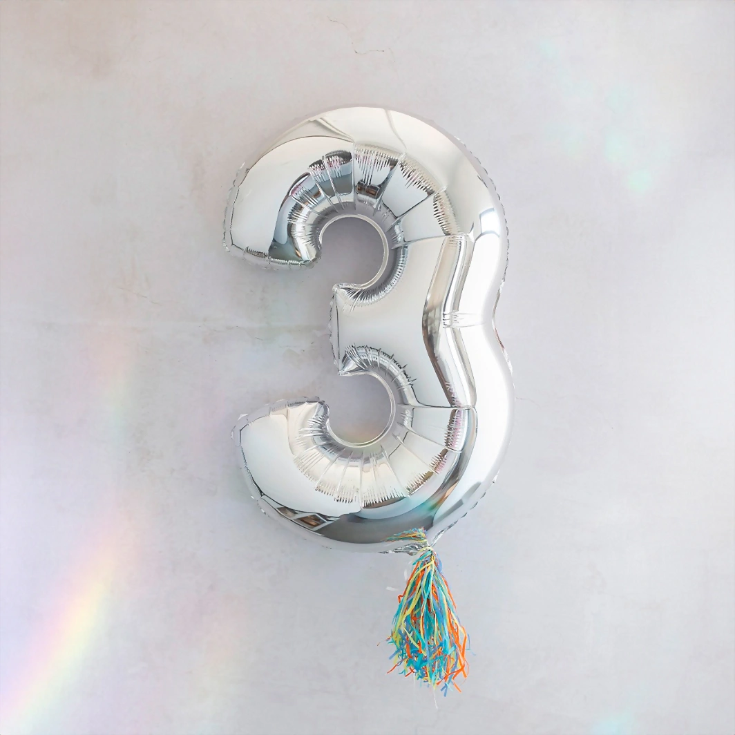 Globo Número 3 20106