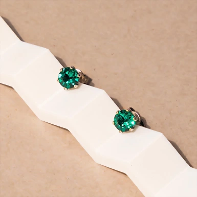 Aretes Diamante Emerald 20316