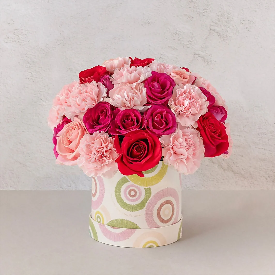 Arreglo de Rosas Rosas y Rojas 20486