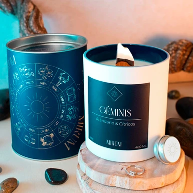 Vela Mirum Géminis con Anillo 400 ml 20530