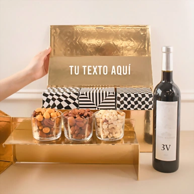 Regalo con Vino Tinto y Botanas  20587