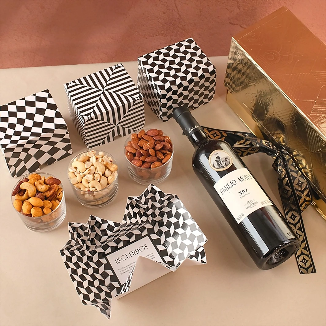 Regalo con Vino Tinto y Botanas  20597