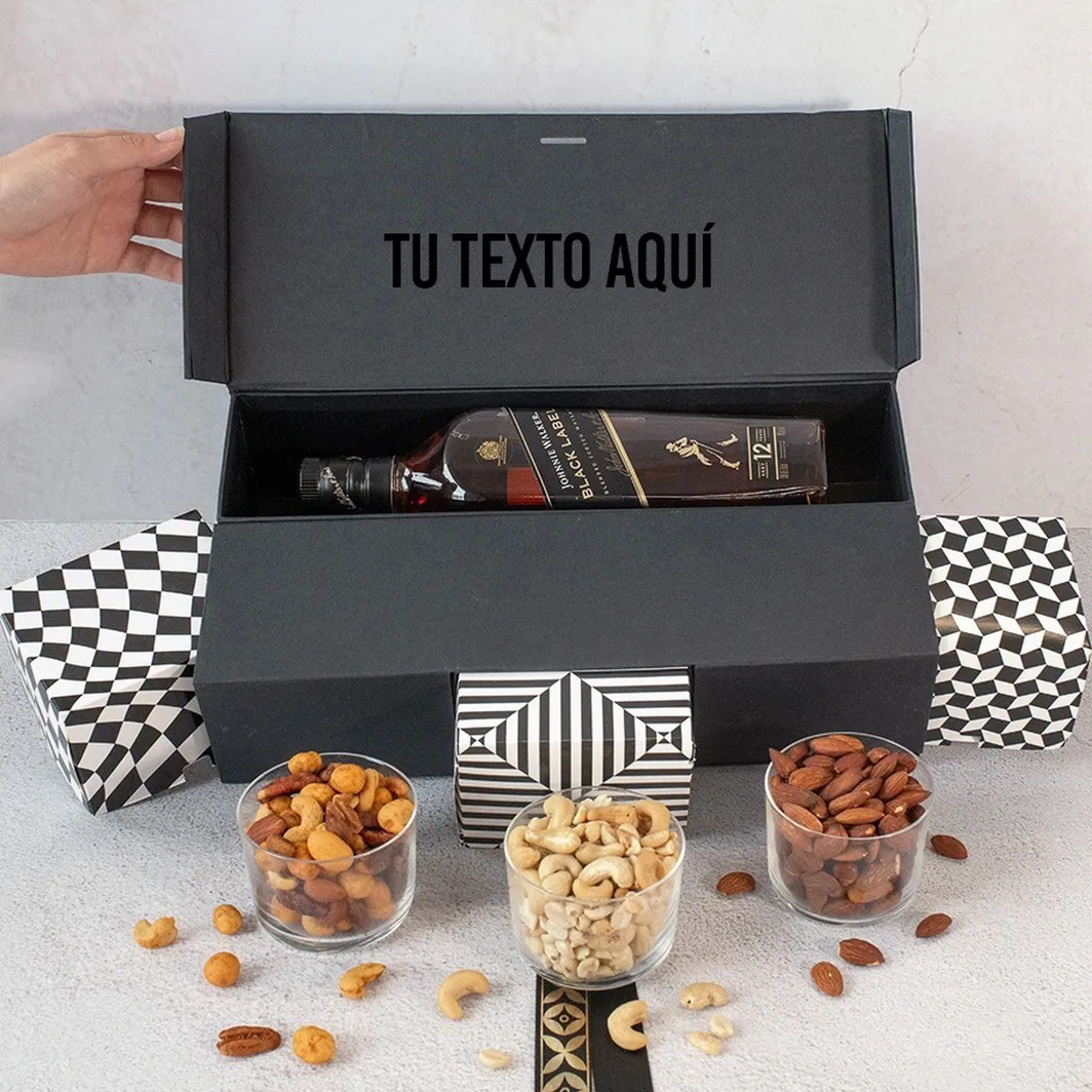 Personaliza Regalo con Whisky y Botanas 20707-P
