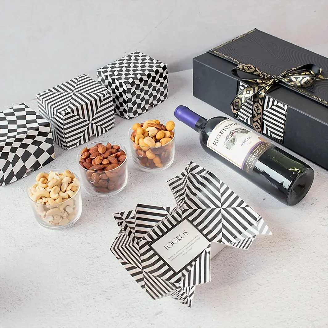 Regalo con Vino Tinto y Botanas  20716