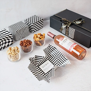 Regalo con Vino Rosado y Botanas 20728